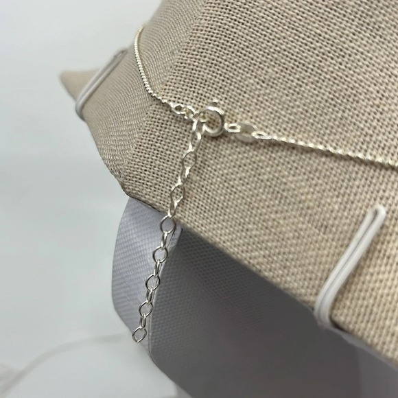 ✨Italian Elegance 925 Silver Spiral Pendant 16 - 18" Adjustable Necklace 🌀 - Picture 3 of 8